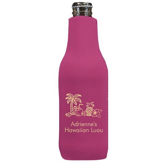 Tropical Hawaiian Luau Bottle Huggers